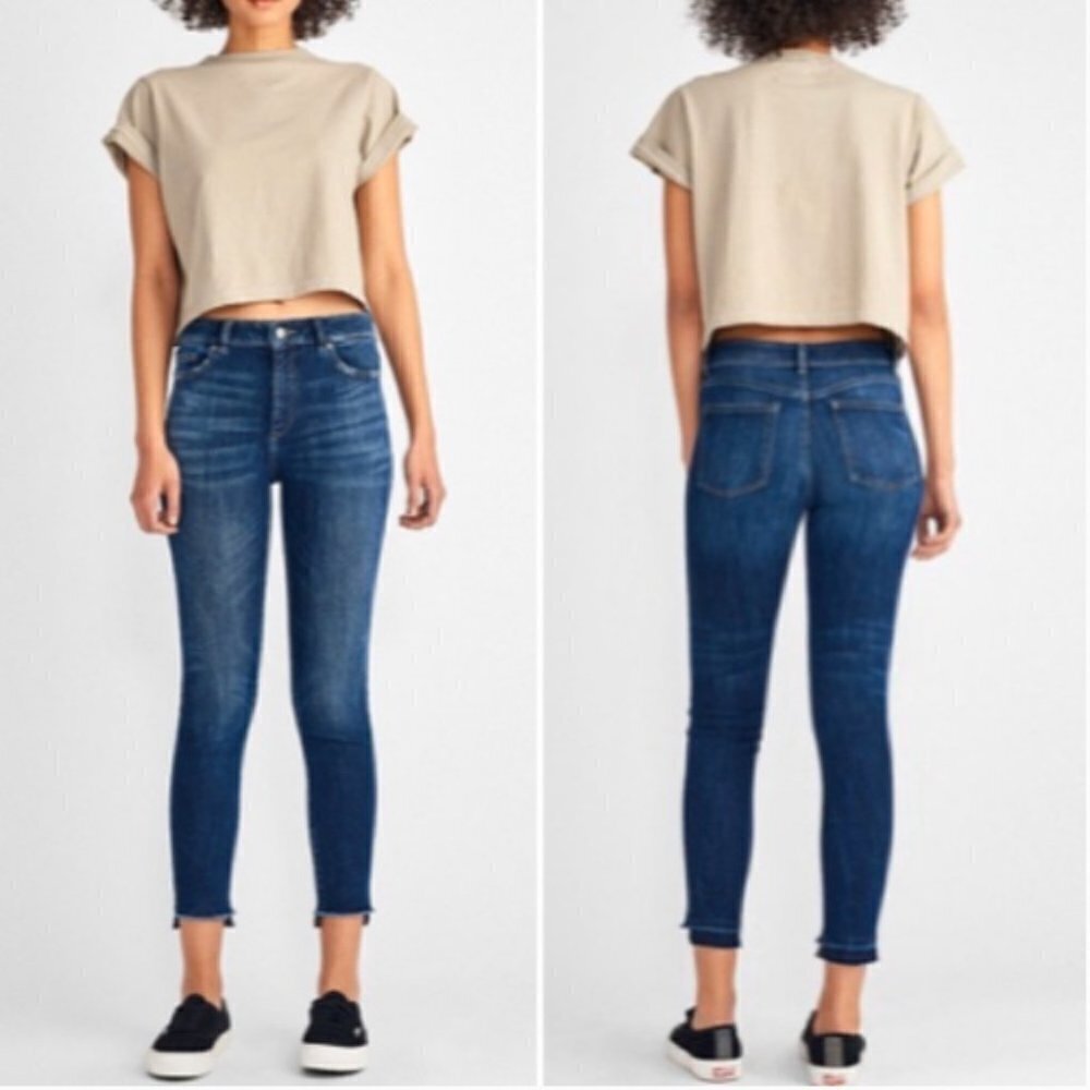 DL1961 Chrissy Ultra High-Rise Skinny Jean Wakely 26